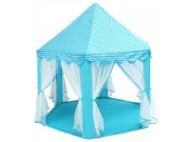 MB-C135 Детская игровая палатка, палатка-домик, шатер, размер 140х140х140 см, Голубая