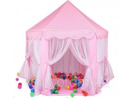 MB-C135 Детская игровая палатка, палатка-домик, шатер, размер 140х140х140 см, Розовая